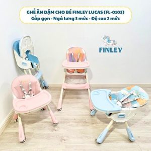 Ghế ăn dặm ngã lưng gấp gọn Finley Lucas FL-0103